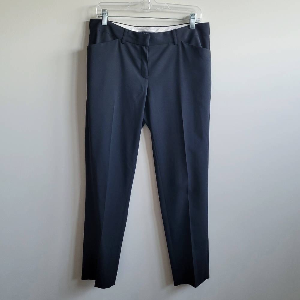 Lafayette 148 Virgin Wool Trouser in Black